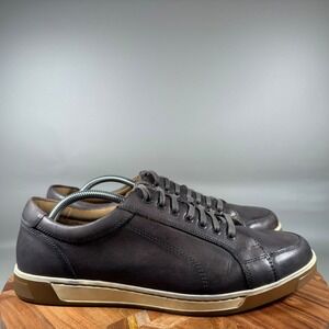 Cole Haan Vartan Sport Mens 11 M Gray Leather Lace Up Casual Sneakers Shoes